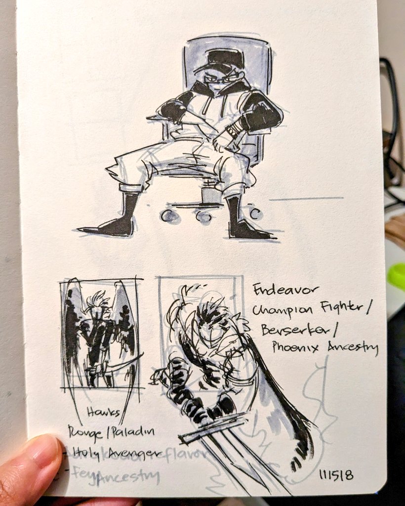 Found some really really old art and thumbnails of EnHo. I was bored and started building them for RPG with flavored ancestry. Something about self immolation to trigger rage and soul bound (they die you die) 