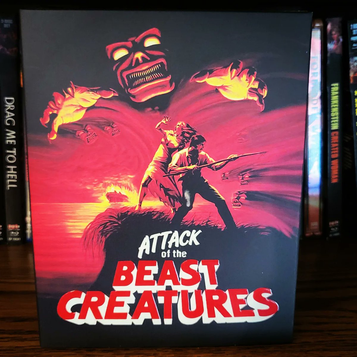 Jtmck284's tweet photo. Now Watching, ATTACK OF THE BEAST CREATURES (1985)
#attackofthebeastcreatures @filmarchive #mikestanley #robertnolfi #juliarust #robertlengyel #lisapark #nowwatching #horrorfilm #horrorfan #blurayhorror #blurayfan #80shorror #80sfilm #firsttimewatch https://t.co/Kz1Mk8U4oL
