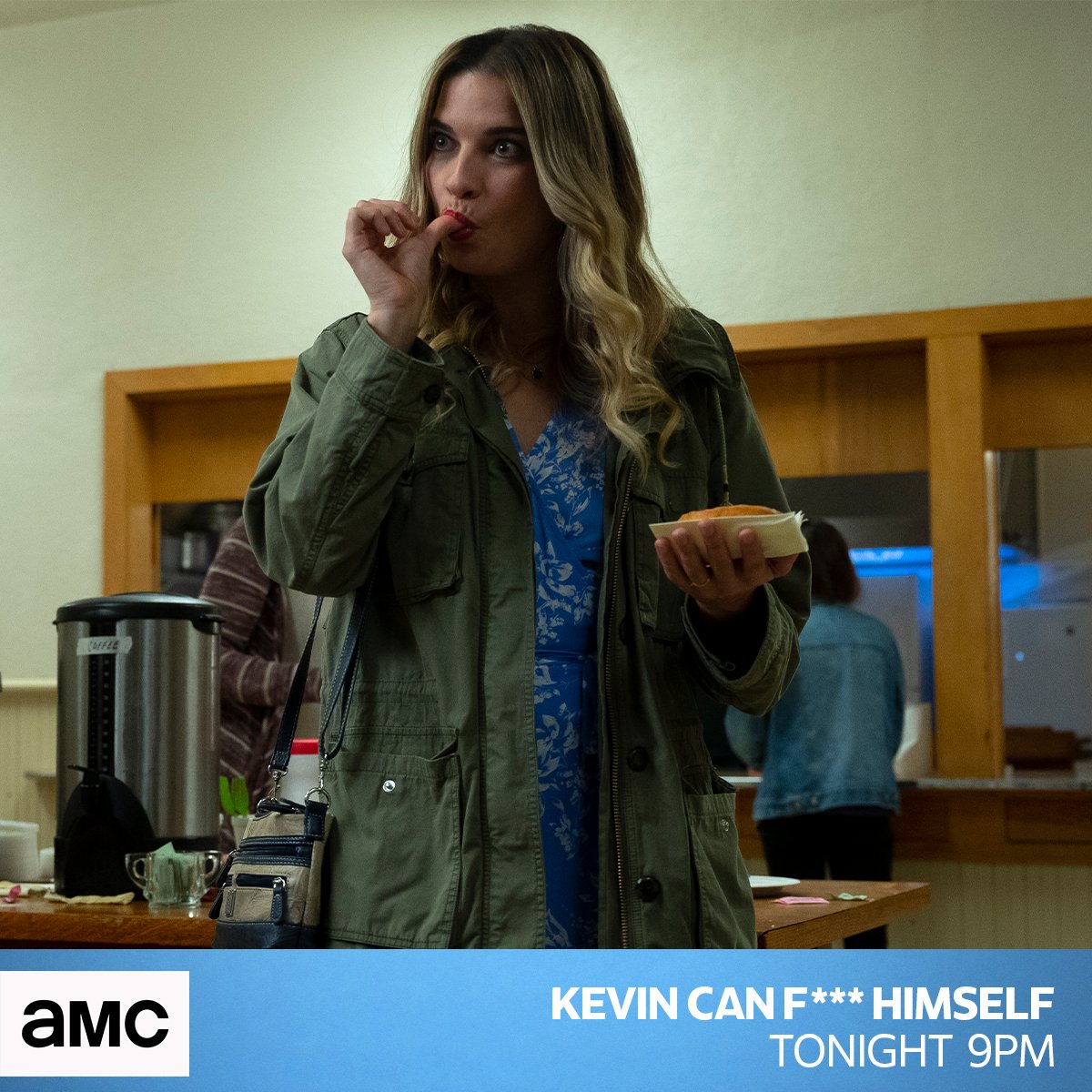 AMCtvUK's tweet photo. Allison discovers the truth about Patty's Salon while Kevin &amp; Neil compete in a chilli cookoff. 🐷 KCFH | Tonight @ 9pm https://t.co/8JuermhwqS