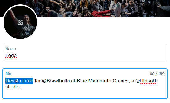 New bio!! I am very excited :)