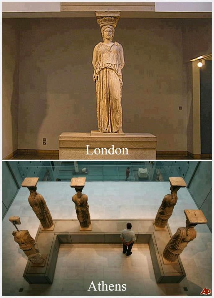 Pathetic!
It would be a far more fascinating suggestion to return the looted sculptures to their rightful home in Athens. 

Greece demands the return of its stolen heritage.
#ParthenonSculptures