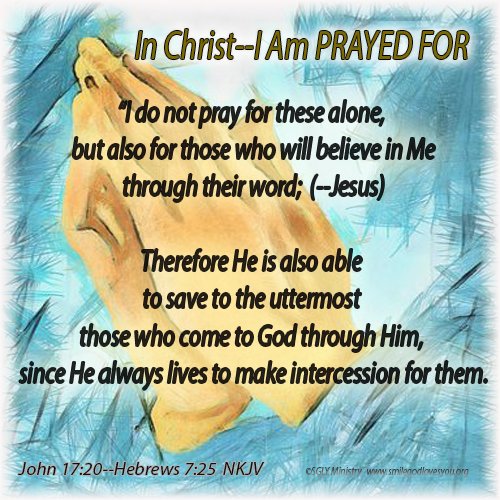 SGLYMinistry's tweet image. January 23–In Christ I Am PRAYED FOR smilegodlovesyou.org/DD/2023/01/23/… #InChrist #DailyDevotionals #prayedfor #prayer
