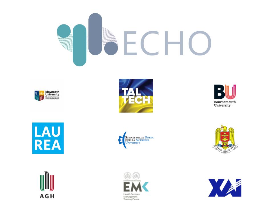 ECHO Cybersecurity (@echocybersec) on Twitter photo The ECHO partner universities! <a href="/bournemouthuni/">Bournemouth Uni</a> <a href="/CyberTaltech/">TalTech CyberCentre 🇪🇪</a> <a href="/AGH_Krakow/">AGH Kraków</a> <a href="/MaynoothUni/">Maynooth University</a> Laurea University, Semmelweis University Health Service Management Training Center, Link Campus University, Romanian National Defense University Carol I., National Aerospace University Kharkiv The ECHO partner universities! <a href="/bournemouthuni/">Bournemouth Uni</a> <a href="/CyberTaltech/">TalTech CyberCentre 🇪🇪</a> <a href="/AGH_Krakow/">AGH Kraków</a> <a href="/MaynoothUni/">Maynooth University</a> Laurea University, Semmelweis University Health Service Management Training Center, Link Campus University, Romanian National Defense University Carol I., National Aerospace University Kharkiv