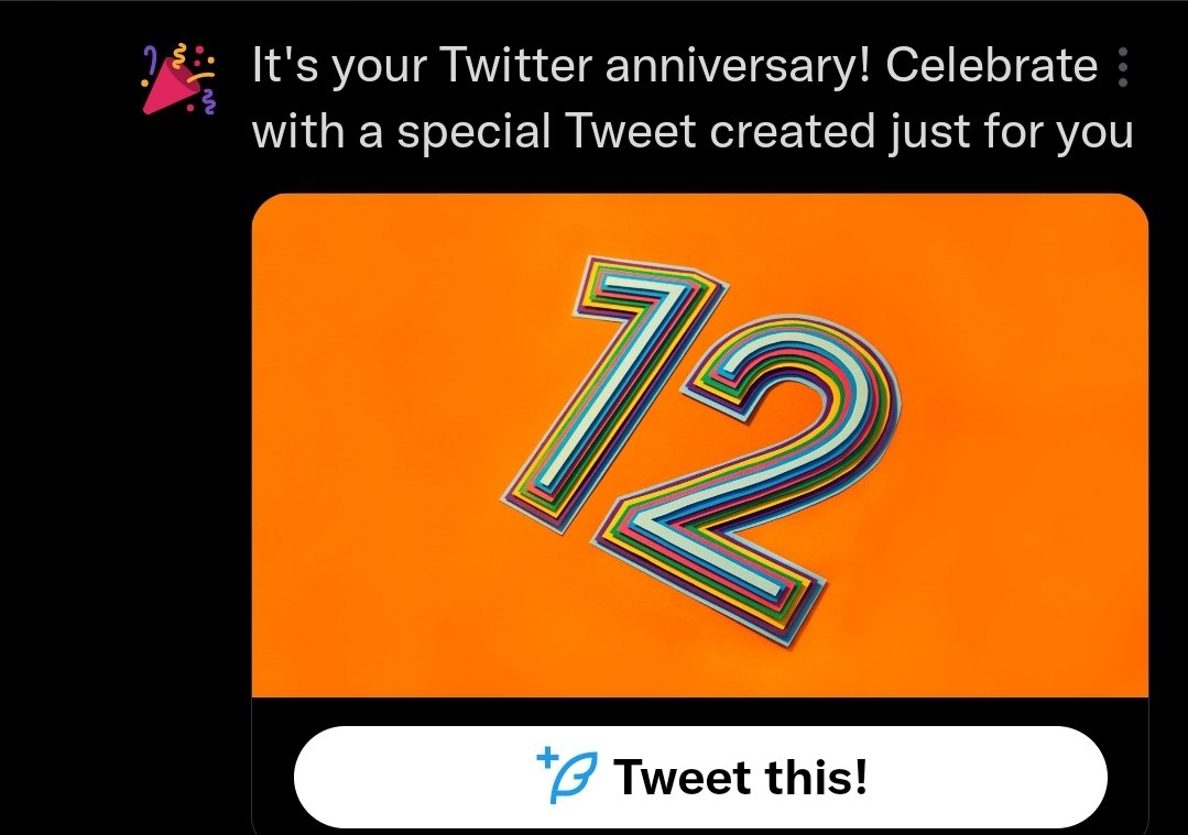 I've been on Twitter for 12 years 🙃😅