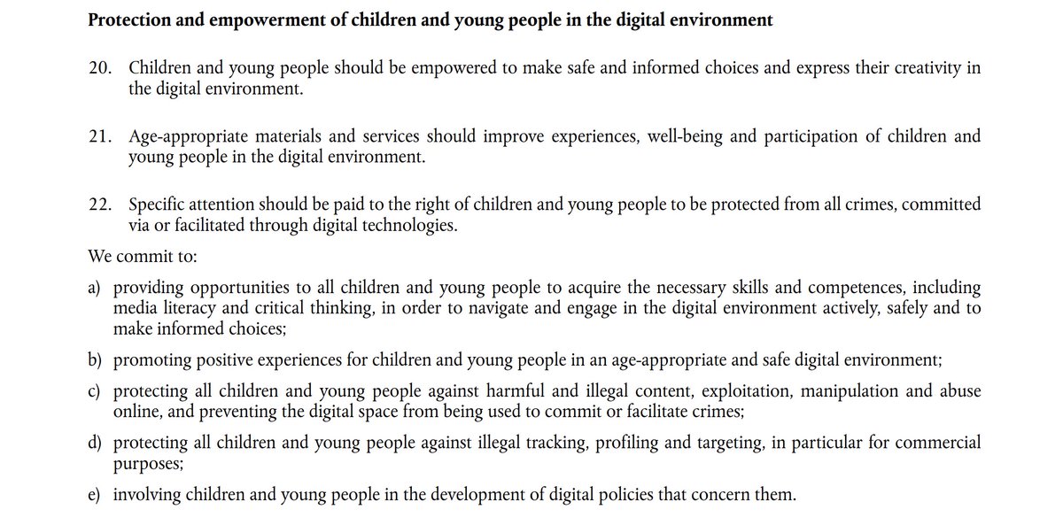 Welcome news! #EuropeanUnion #ChildRights #Digital