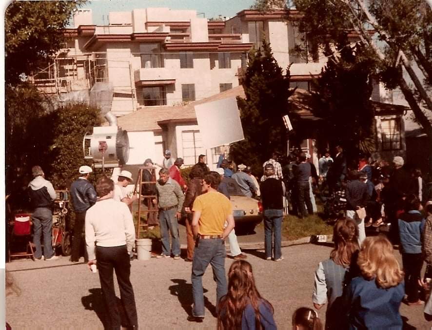 Sean_Slypig's tweet photo. @LarryDWilcox Doubt you'll remember this, but this was taken during the episode that Robert Pine directed and was filmed across the street from my childhood home in West Los Angeles. https://t.co/Tu1uxjOfZ4