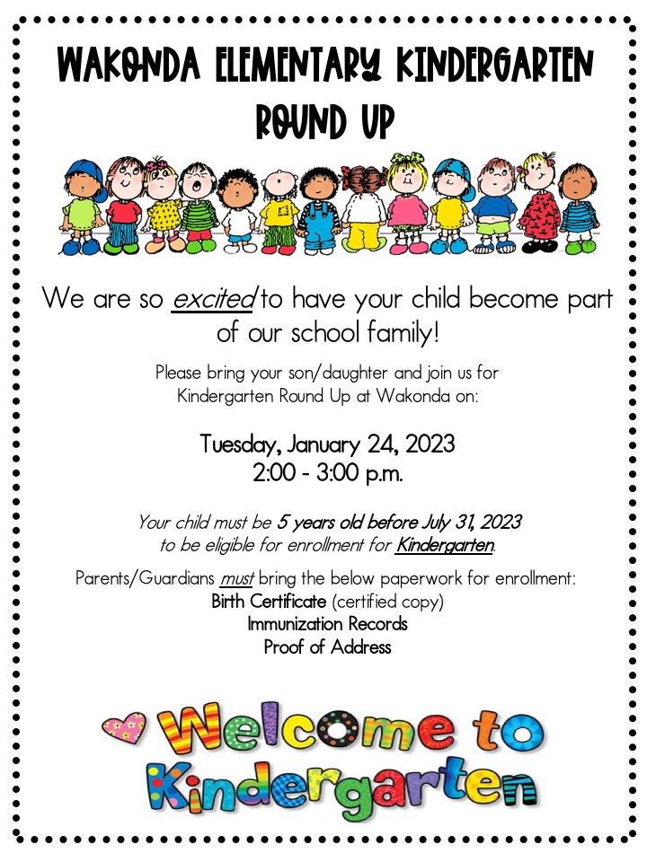 Have an incoming Kindergarten Wildcat? Join us for Kindergarten Round Up tomorrow from 2:00-3:00! 🐾