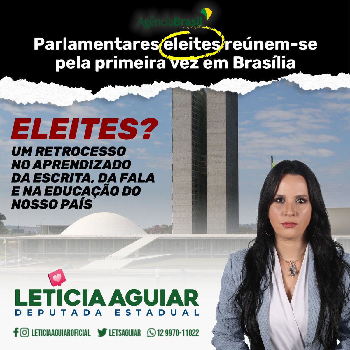 letsaguiar's tweet photo. 👎🏻Site da Agência Brasil, empresa administrada pela Empresa Brasil de Comunicação, ligada ao Governo Federal, está tentando normalizar o pronome neutro! Um absurdo!
#pronomeneutro #gramatica #ErrosDePortugues https://t.co/Vk0waxcu2u