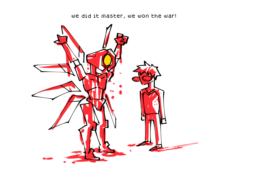 ClinickCase's tweet photo. Fate Stay Night but Shirou summons V1 from Ultrakill 
#ultrakill #fate https://t.co/EDbrvb5KVi