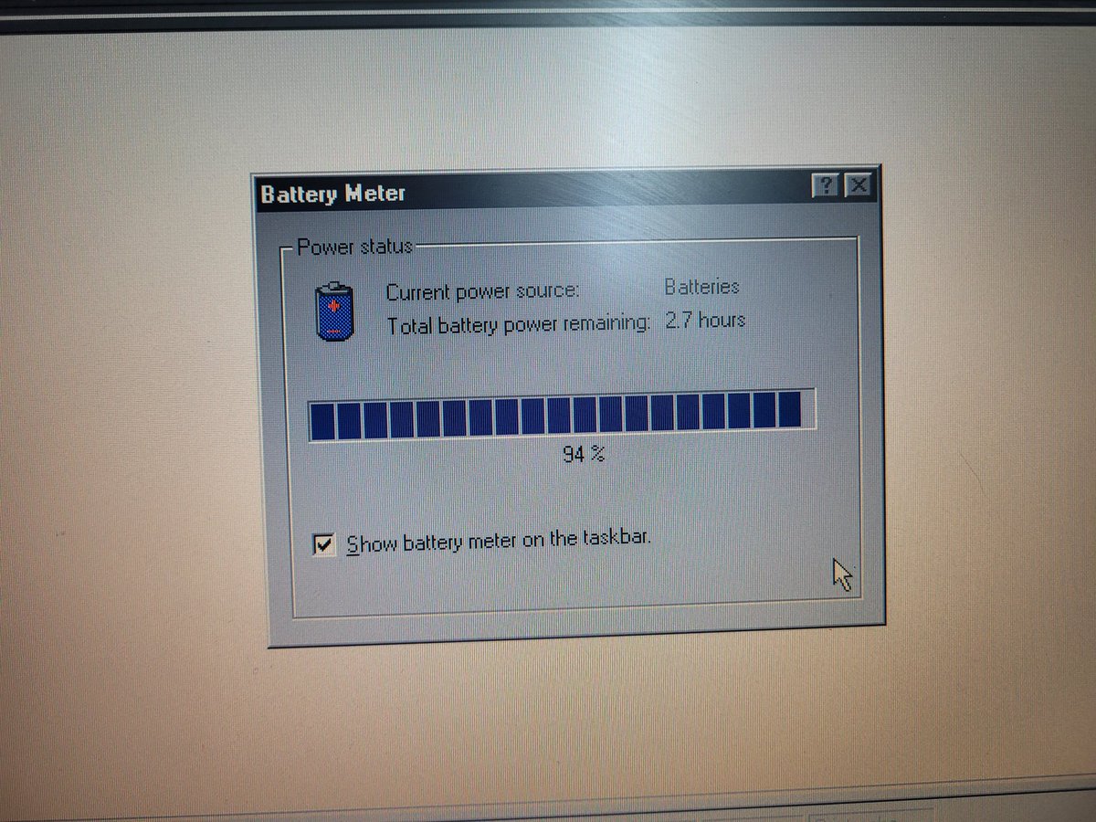 StevesTechShed's tweet photo. 27 year old laptop on its original battery 😃 @toshiba #Tecra https://t.co/2bxyRjGdcf