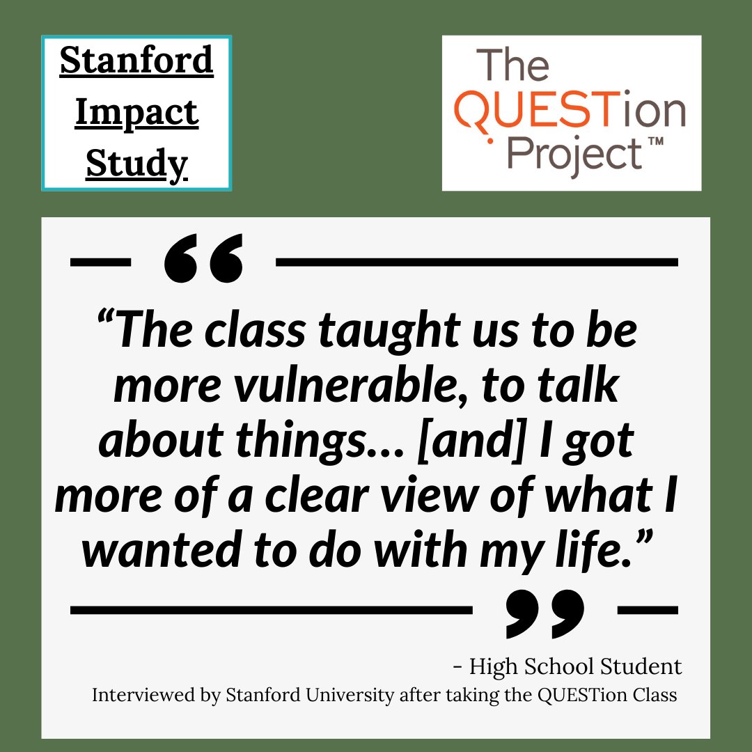 Valuable insights are gained when we have permission to open up and express ourselves vulnerably. What lies dormant within us can be just as profound as what lies undiscovered in the world.

<a href="/Stanford/">Stanford University</a> 's two-year impact study, investigating our program's impact on young adults.