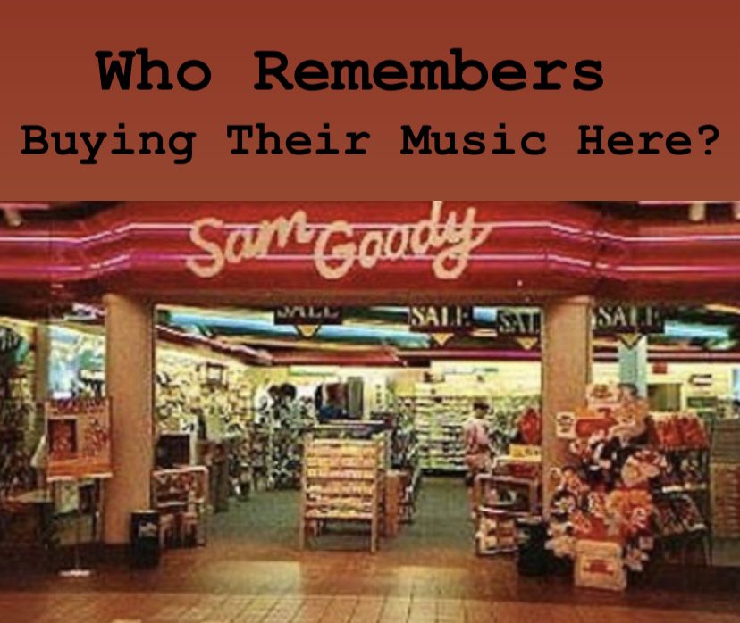 Founded in 1951, Sam Goody Specialized in Music and Eventual Video and Video Game Sales.   In the 1980s It Was the Perfect Place For Teens and Young Adults Each Week They Got Their Allowance.  😏 

#SamGoody #80sMusic #Records #Cassettes #80sRock #80sHeavyMetal #80sMetal #80sRap