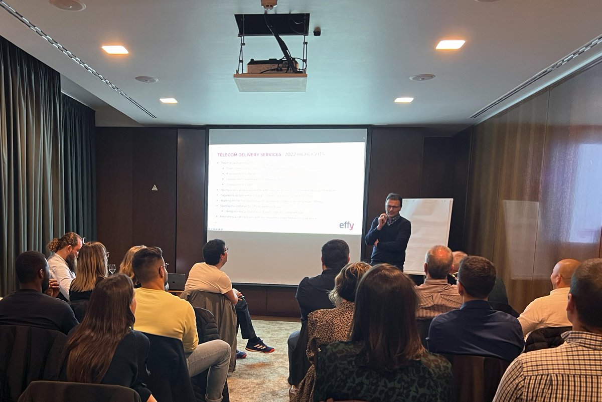 effyhealthcare's tweet photo. Last Friday we had #EffyPTKickoff2023 event. It was a great opportunity to share with the team our strategy &amp; goals for this year! We also had Agile&amp;Happiness coach Thene Sheehy as our guest. Other regional kickoffs coming soon. The liftoff for the year ahead has just started!🚀 https://t.co/R0HZfZdBug