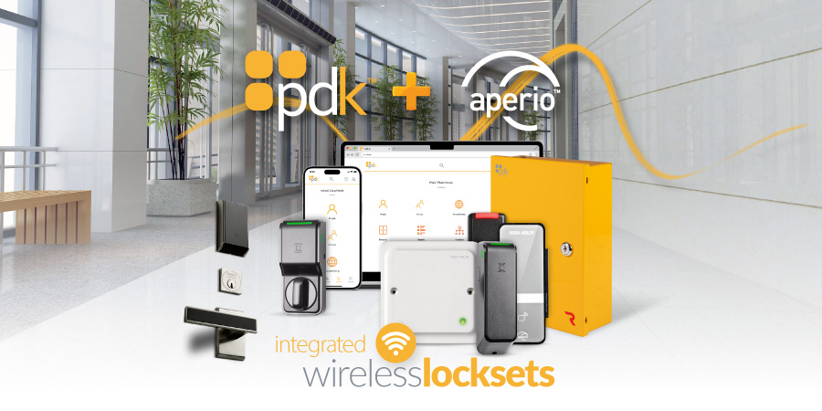 ProdataKey's tweet image. Experience ultimate access control with ProdataKey's system paired with Aperio's wireless locking system. Read more bit.ly/3D4vaPZ
#pdk #prodatakey #pdkio #aperio #assaabloy #wirelesslocks #accesscontrol #mobileaccesscontrol #mobileaccess