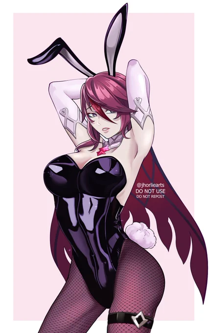 Improved an old Rosaria art. Happy Birthday and Happy Bunny Year!  #原神 #GenshinImpact #Rosaria 