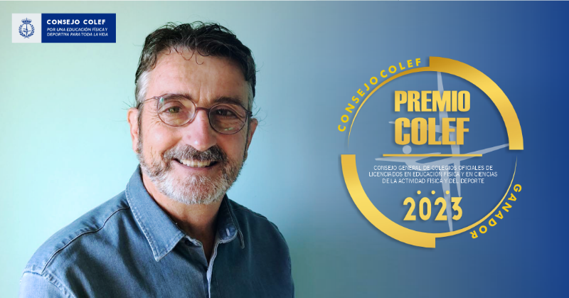 ConsejoCOLEF's tweet photo. 🏆El Premio del @ConsejoCOLEF 2023 ha recaído en D. Alfred Joven Pérez, profesor del @inefcat de Lleida desde 1983 (1ª promoción). 

🏉🏊Un referente de la EFD, con una trayectoria única que vincula el terreno de la organización de eventos deportivos🏟️ con las artes escénicas🎭.