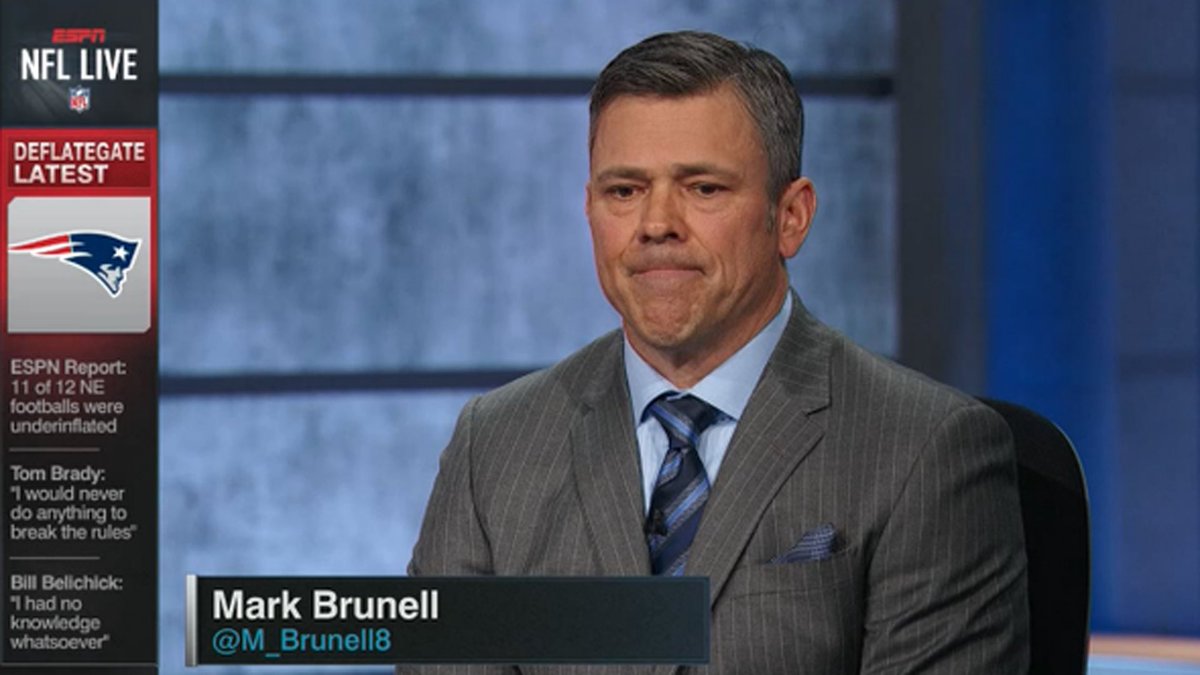 Every now and then I think about the time Tom Brady had Mark Brunell crying on national TV because a few footballs lost some air