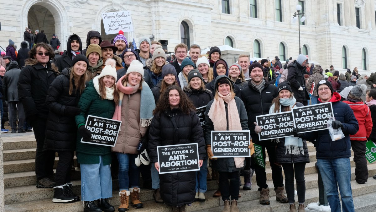 TommieCRs's tweet photo. Scenes from the St. Paul March For Life yesterday! https://t.co/KiEeLhgRRe