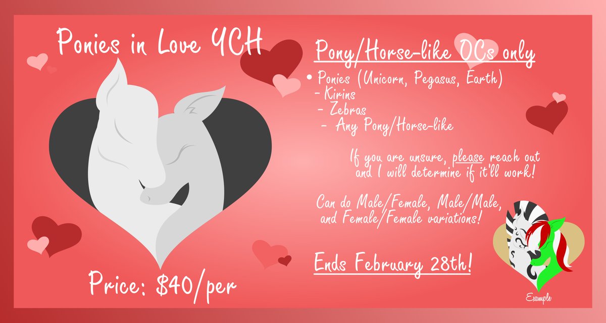 AriaDiamond1998's tweet photo. 💕Love is in the air, so got another YCH for ya all! If interested, reach out to me through my forms on my website OR through DMs if website is giving issues. 💕 https://t.co/hEXpwBv2JO