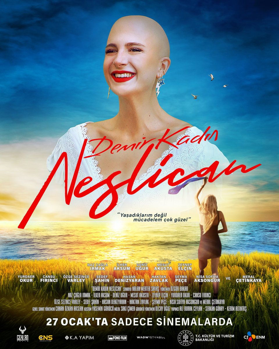 #DemirKadınNeslican, 27 Ocak’ta sadece sinemalarda. #NeslicanTay <a href="/cns/">sagement</a>.production <a href="/k/">k</a>.ayapim <a href="/ceylanyapim/">Ceylan Yapım</a> <a href="/cjenmturkiye/">cjenmturkiye</a>