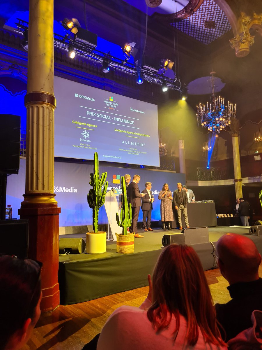 EvilArnaud's tweet image. &quot;Prix social influence&quot; pour Apericube #starcom  #agencemedia2023