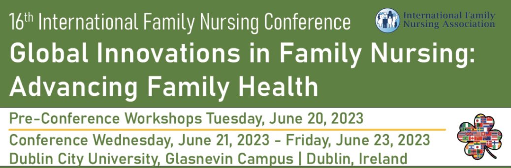 Deadline for #IFNC16 Late-Breaking Call for Abstracts is February 6, 2023. Join colleagues around the world at the 16th International Family Nursing Conference and present your important work in #FamilyNursing: internationalfamilynursing.org/2022/07/29/ifn…