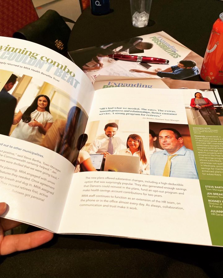 JenBreaker's tweet photo. Thanks @massmunicipal for a great Annual Meeting. It was awesome to be w/ colleagues IRL and connect

It was also my first time presenting. We discussed strategies to reframe municipal #recruitment &amp; made everyone laugh a few times 😂

See you in 2024 #massmuni23 https://t.co/s0NVtUeXUl