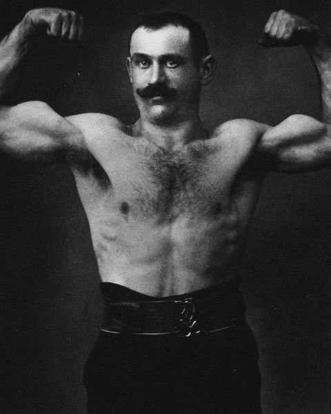 Today I learned that Santiago Ramón y Cajal, considered by many the father of modern neuroscience, was also a bodybuilder