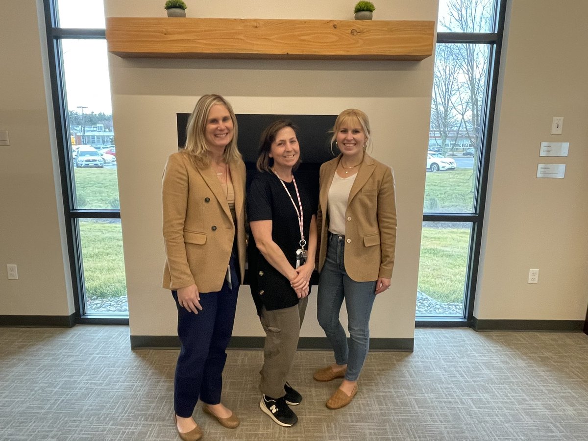 We are so fortunate to have our public library just across our parking lot. Met today to do some future planning and collaboration! #cranburyschoolpride