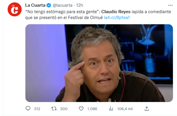 Colosseum_Arch's tweet photo. A Claudio Reyes no le dio para mantener su carrera, pero se da el lujo de opinar y tratar de destruir a otros, mientras se arrastra hasta donde le den algo de tribuna, para dar pena.
Patético, por decir lo menos https://t.co/uCckqAKRnZ