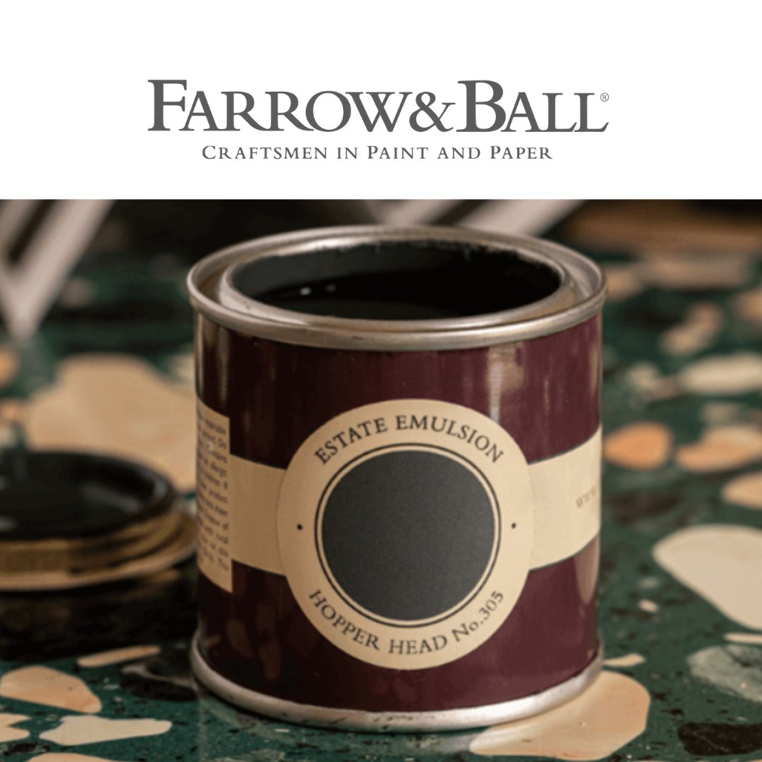 According to @FarrowandBall, Hopper Head is 'a classic charcoal' that fits between Railings and Down Pipe in the F&B collection. The colour is 'inspired by the attractively designed iron containers used to catch rainwater at the top of a downpipe'... [1/2]

#farrowandballstockist