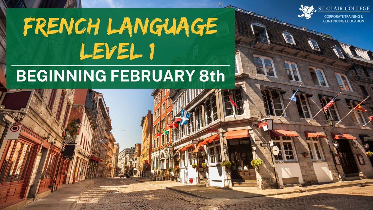 Are you looking to learn French?

Sign up today for our French Language Level 1 course and get started!
bit.ly/3ZVmzZS