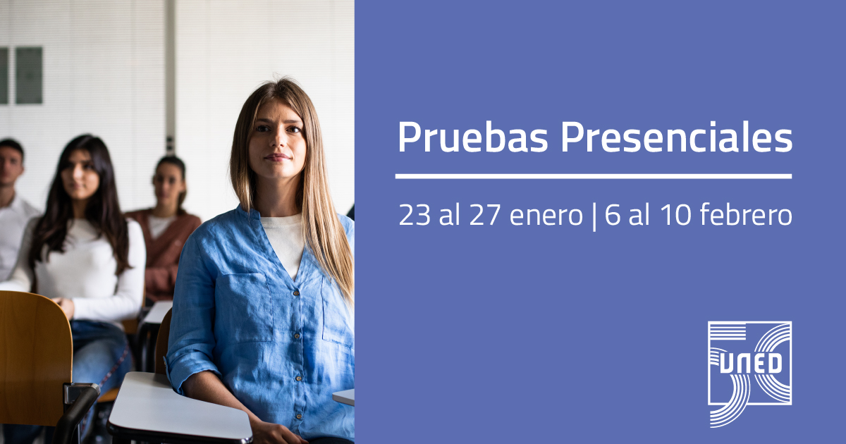 Comenzamos las pruebas presenciales. Recuerda llevar el DNI (obligatorio) y el carné de la UNED.