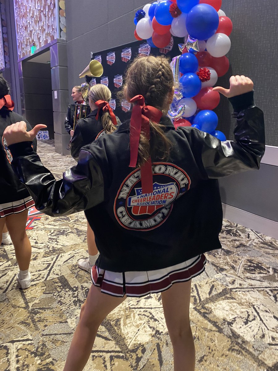 CheerMom77's tweet photo. Proud is an understatement! This team has had quite the journey over their school cheer career. Last night was a dream come true. Proof that #theworkisworthit   Congratulations Pirate NCA Team!!! You Did It! @NCAupdates #piratecheer #AHMO https://t.co/xQmHGpqfhe