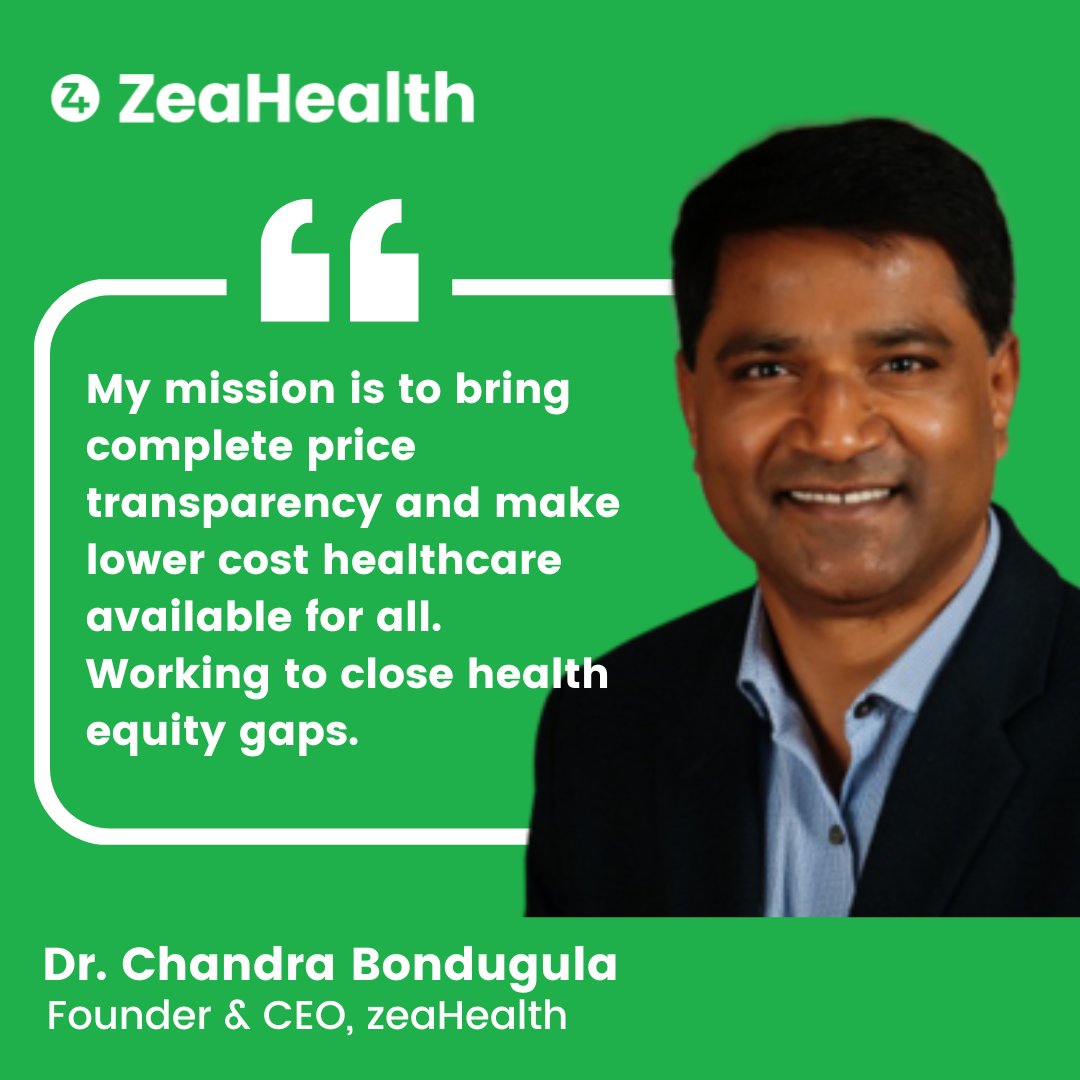 DrCSBondugula's tweet photo. I believe #healthcarepricetransparency can reduce #healthequity gaps.
Do you agree?
If yes, take the first step towards healthcare equity by complying with the #CMSPriceTransparency mandate. #ZeaTool can help you comply easily. Reach out to us at info@zeamedhealth.com. https://t.co/urxfAL9X5c