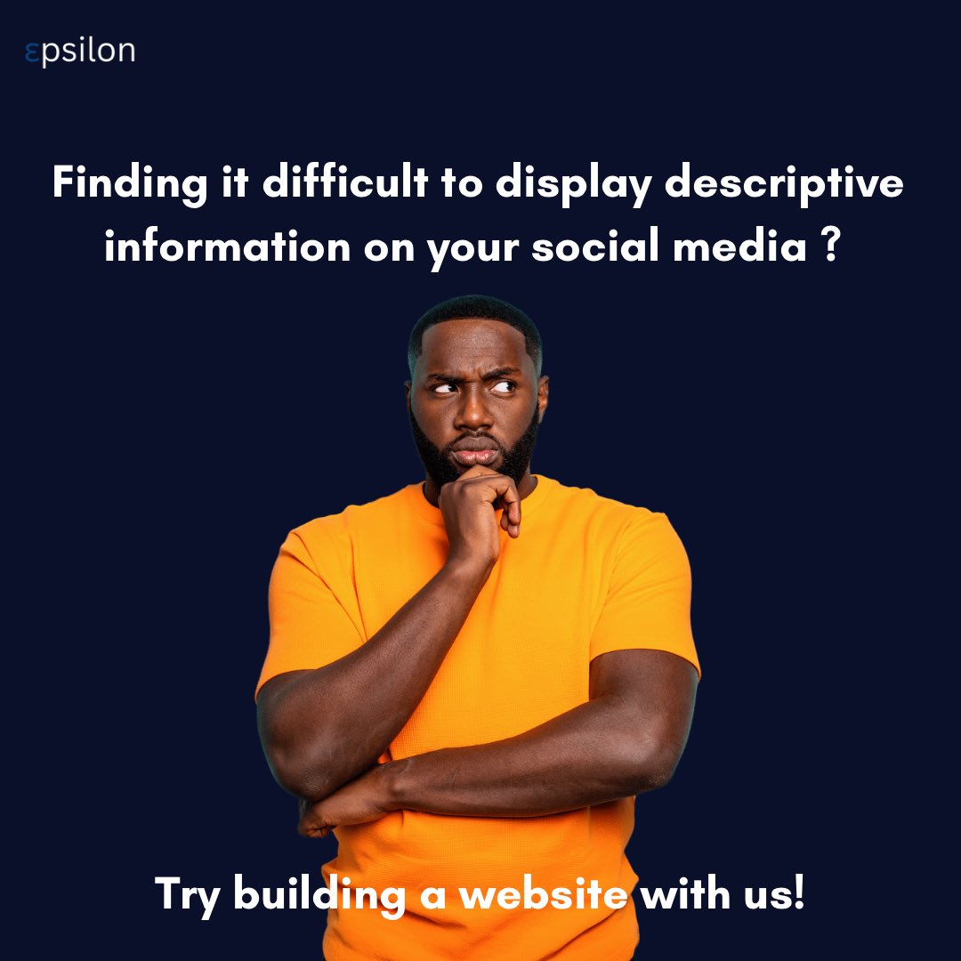 EpsilonDevs's tweet image. Welcome to @epsilondevs . We offer; 
•Web development 
•Mobile development 

Visit our site for more information 

epsilondevlabs.com

#softwaredeveloperinnigeria #softwaredeveloperinlagos #softwaredeveloperinabuja #BBTitians #YemiCregx