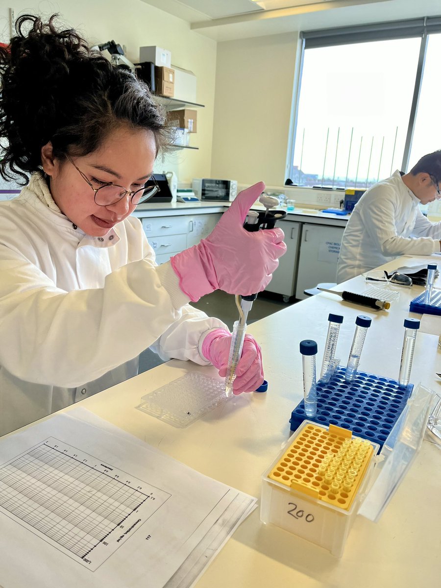Pink gloves 💗 #womeninscience #womeninsportscience