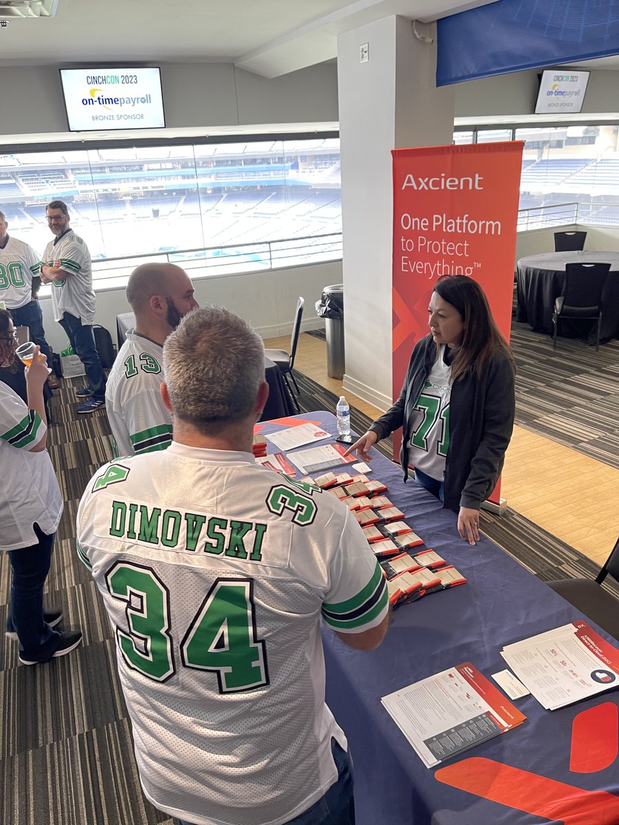 Axcient's tweet image. Nimet and Leif had an epic time at #CinchCon this weekend! Thank you to @cinchit for putting on an awesome event. If you attended Leif&apos;s breakout session on recovery best practices, let us know what you thought!

#MSPEvent #Atlanta