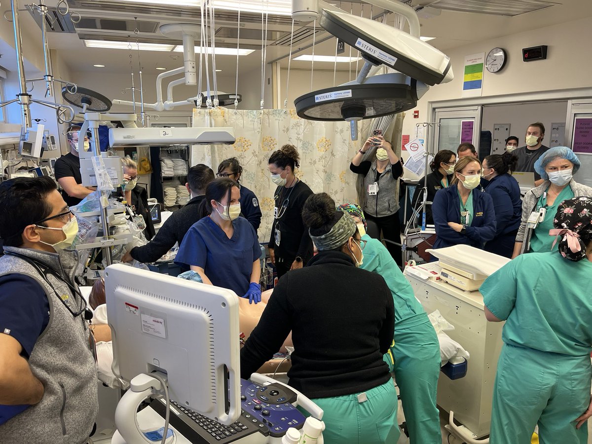 Remarkable in situ sim today: postpartum hemorrhage resuscitation. Gotta hand it to <a href="/UCDavisSim/">UC Davis Health Center for Simulation & Education</a> <a href="/UCDavisMedCntr/">UC Davis Med Center</a> <a href="/UCDavisEM/">UC Davis Health Department of Emergency Medicine</a> #ucdavisobgyn. #MedEd at its best. Love to way our docs, nurses, techs and pharmacists performed as a team. Mom/baby doing great. Thank you for all you do!