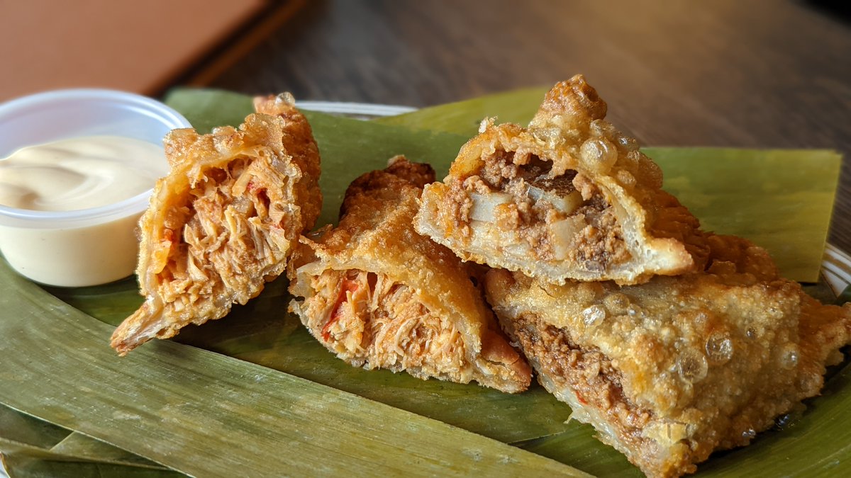 CubaNuNJ's tweet photo. Monday Special (dine-in only)
$10 for a bottle of beer and an order of CubaNu homemade empanadas (two per order) (beef or chicken)
 #HappyHour #Rahway #unionCounty #Cubanu #CubaNJ https://t.co/JGhHeEnwof