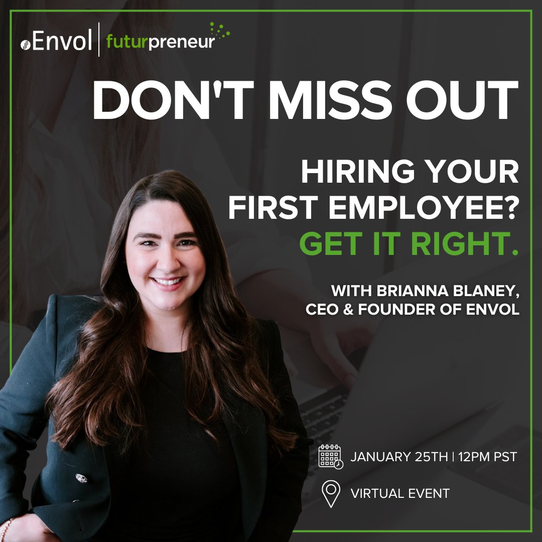 Are you a #startup looking to grow your team, but not sure where to start? 🫣 

We’ve got the perfect opportunity for you! 🙌 

Join us on January 25th at 12pm PST to learn how to hire your first employee – and get it RIGHT!

Register today: us02web.zoom.us/webinar/regist…