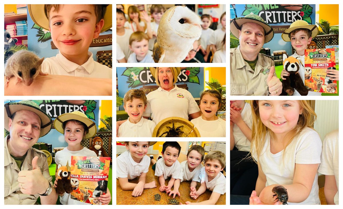 🦉 𝗔 𝗪𝗜𝗟𝗗 𝗧𝗜𝗠𝗘 𝗙𝗢𝗥 𝗪𝗜𝗡𝗡𝗘𝗥𝗦! 🏆
On Friday I visited Dundonald PS to see 2 of our <a href="/C2kNewsdesk/">David Huntley</a> prize winners, Tom &amp; Ella!
This artistic pair won 1st prize &amp; highly commended in our 'Animals in Autumn' competition and won an interactive animal education session!