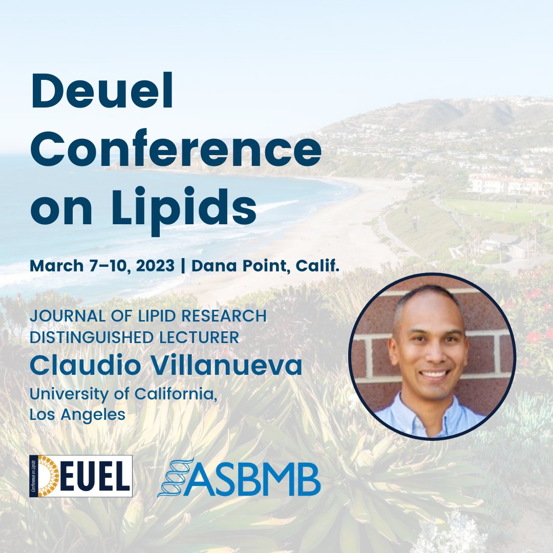 ASBMB's tweet photo. Save the date! @ClaudioVillanu at @UCLA is #ASBMBDeuel's @jlipidres Distinguished Lecturer. Register for the conference to attend his talk, "Tales from the cold—#lipid mediators that promote thermogenesis," on March 10: https://t.co/tizSsy6GB8. https://t.co/8MF6UwNZwN