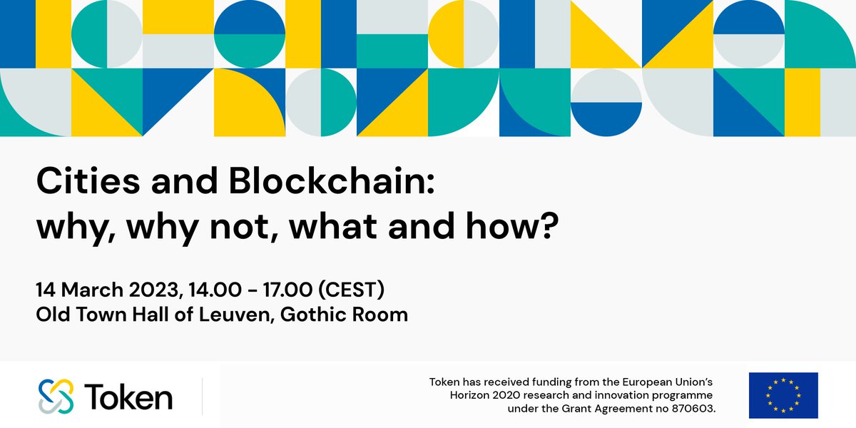 What does blockchain mean for public services? We're glad to invite public administrations, public servants, policymakers, and Smart City services providers to join the event to find out learnings from concrete use cases &amp; from the EU-funded TOKEN project! eventbrite.fi/e/public-servi…