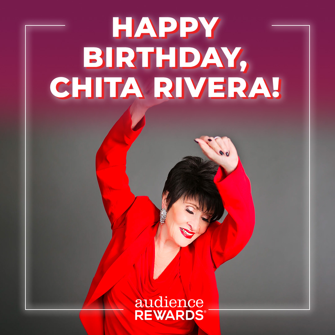 Happy 90th birthday to the legendary Chita Rivera! 