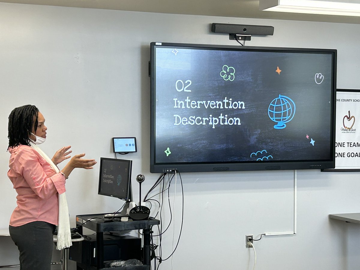 Check out <a href="/mickiharris03/">Micki</a> doing PD on Individual Intervention and Reading plans. Love our teamwork ❤️