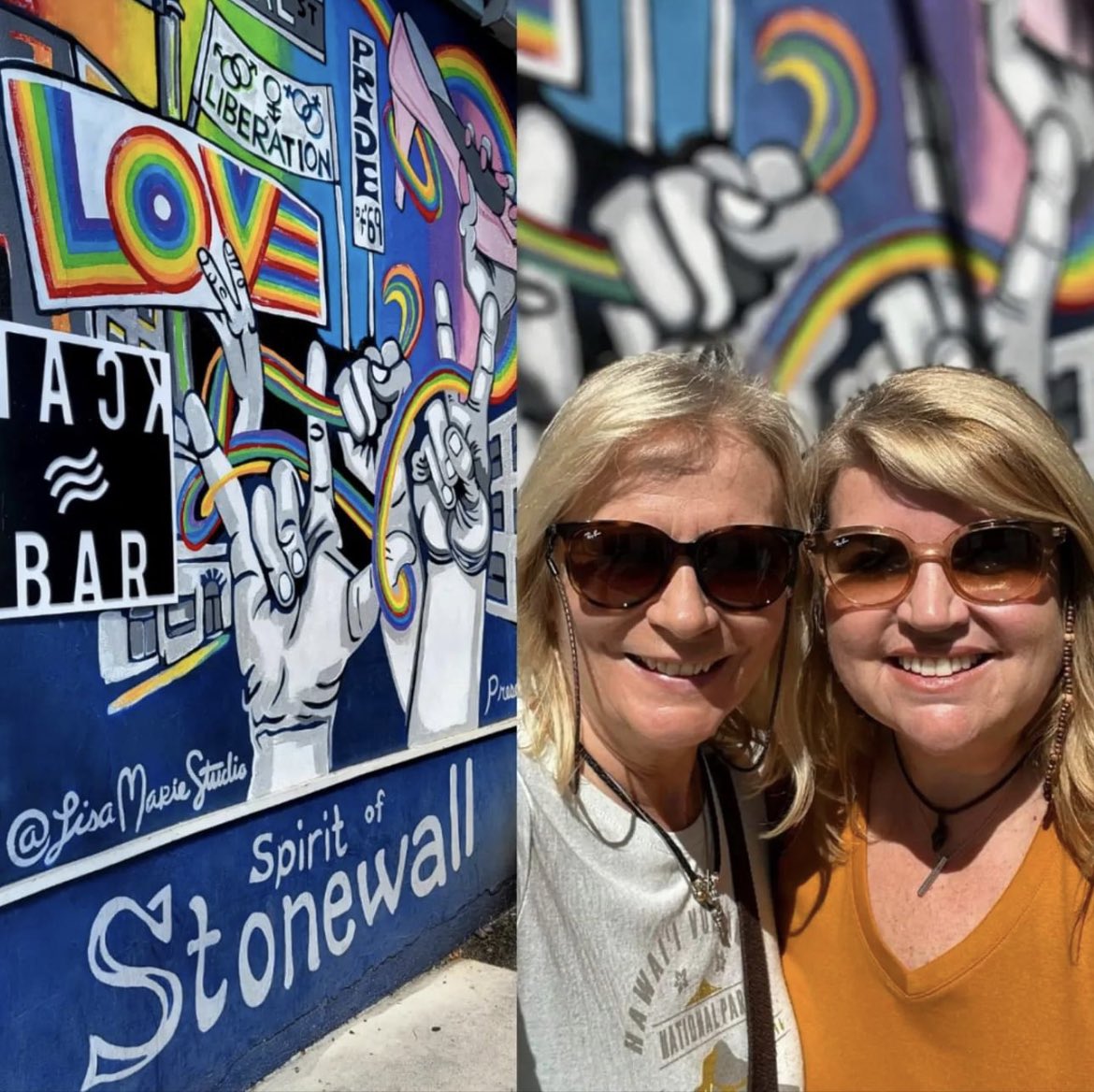 We felt the LOVE in this extraordinary mural we found walking the streets of Key West. <a href="/lisamariestudio/">Lisa Marie Studio</a> your work speaks volumes, thank you! ❤🧡💛💚💙💜 #mural #muralart #muralist #muralpainting #pride #love #spiritofstonewall #artlovers #supportartists #keywest #keywestflorida