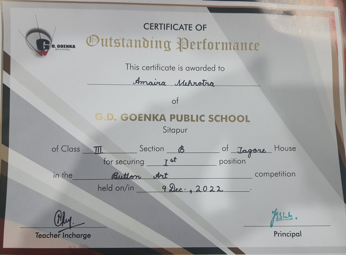 MehrotraAchin's tweet photo. #Proudfull_Moment....
My Princess Daughter #Amaira #Mehrotra (Kuhu) Got First Position In Butter Art Competition......
।। Congrats Beta ।।
#Achin_Mehrotra
Sitapur
@idharampalsingh @Bhupendraupbjp @BJP4UP @narendramodi @sunilbansalbjp @Amarpalmbjp @JPSRathoreBJP @AmitShah https://t.co/ee0axVYlPJ