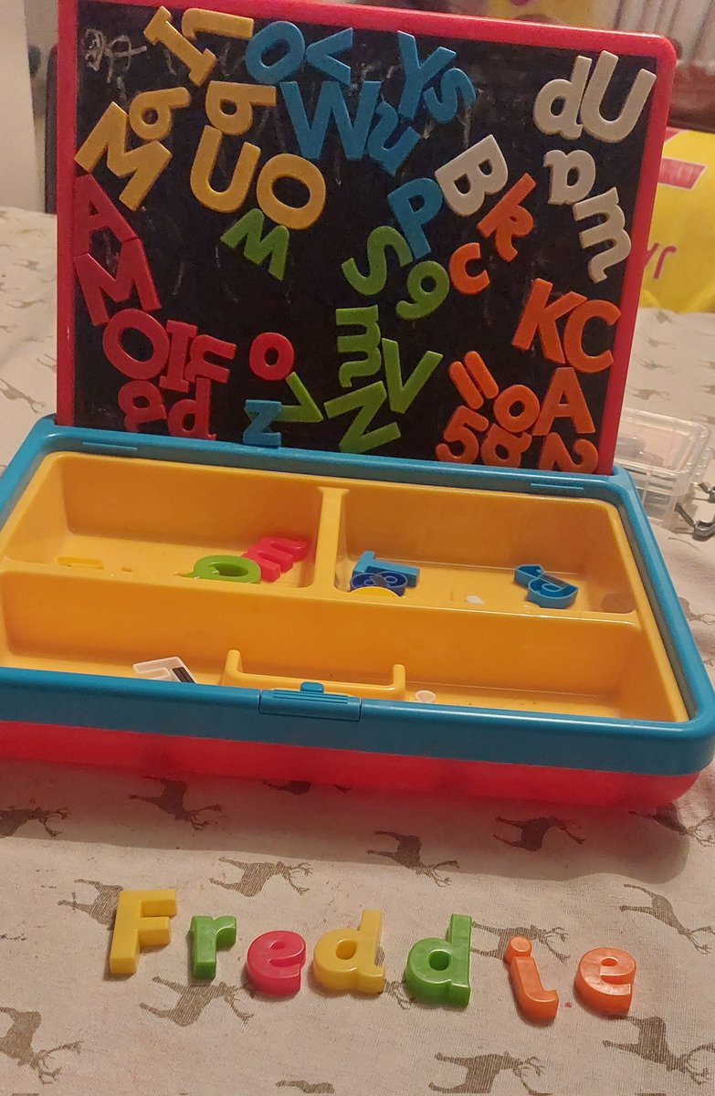 allaz86's tweet photo. @Ysgol_y_Castell Practising letter recognition and spelling for Mrs Evans 🥰 https://t.co/hXgamV5BeR