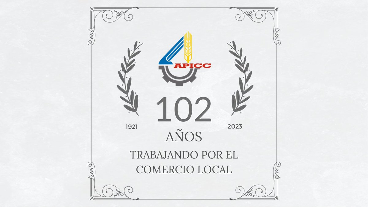 Hoy nuestra entidad cumple 102 años trabajando por el comercio local ¡Muchas gracias a todos los que nos acompañan día a día en esta tarea!

#apicc #comercio #corrientes #pymes